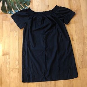 Black off the shoulder dress